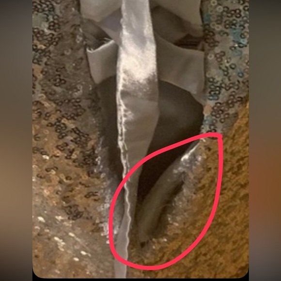 Silver sequins long gown trumpet style
New never worn - Picture 7 of 10